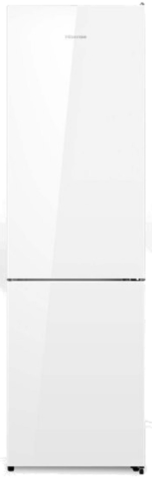 Hisense Rb438n4gx3 Combi no frost cristal blanco 201cm 386l frigorifico total 334l 200.3 334 capacidad neta 2 metros de alto compresor inverter 0° 38 200