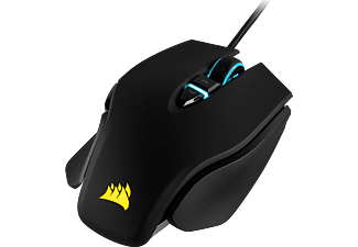 CORSAIR M65 RGB ELITE - Gaming-Maus, Kabelgebunden, 18000 dpi, Schwarz