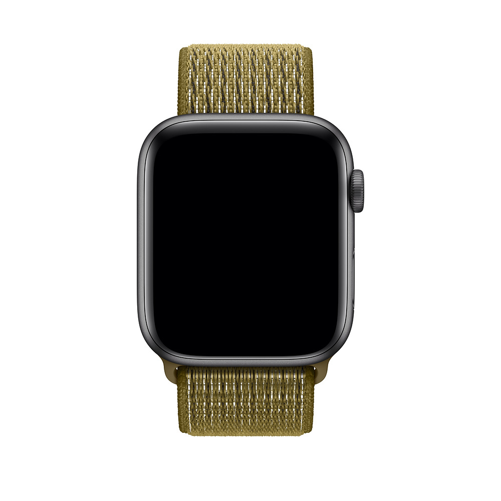 APPLE Nike Sport Loop, Ersatzarmband, Olive Flak