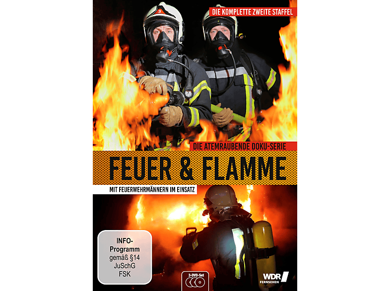 Feuer und Flamme - Mit Feuerwehrmännern im Einsatz - Staffel 2 DVD