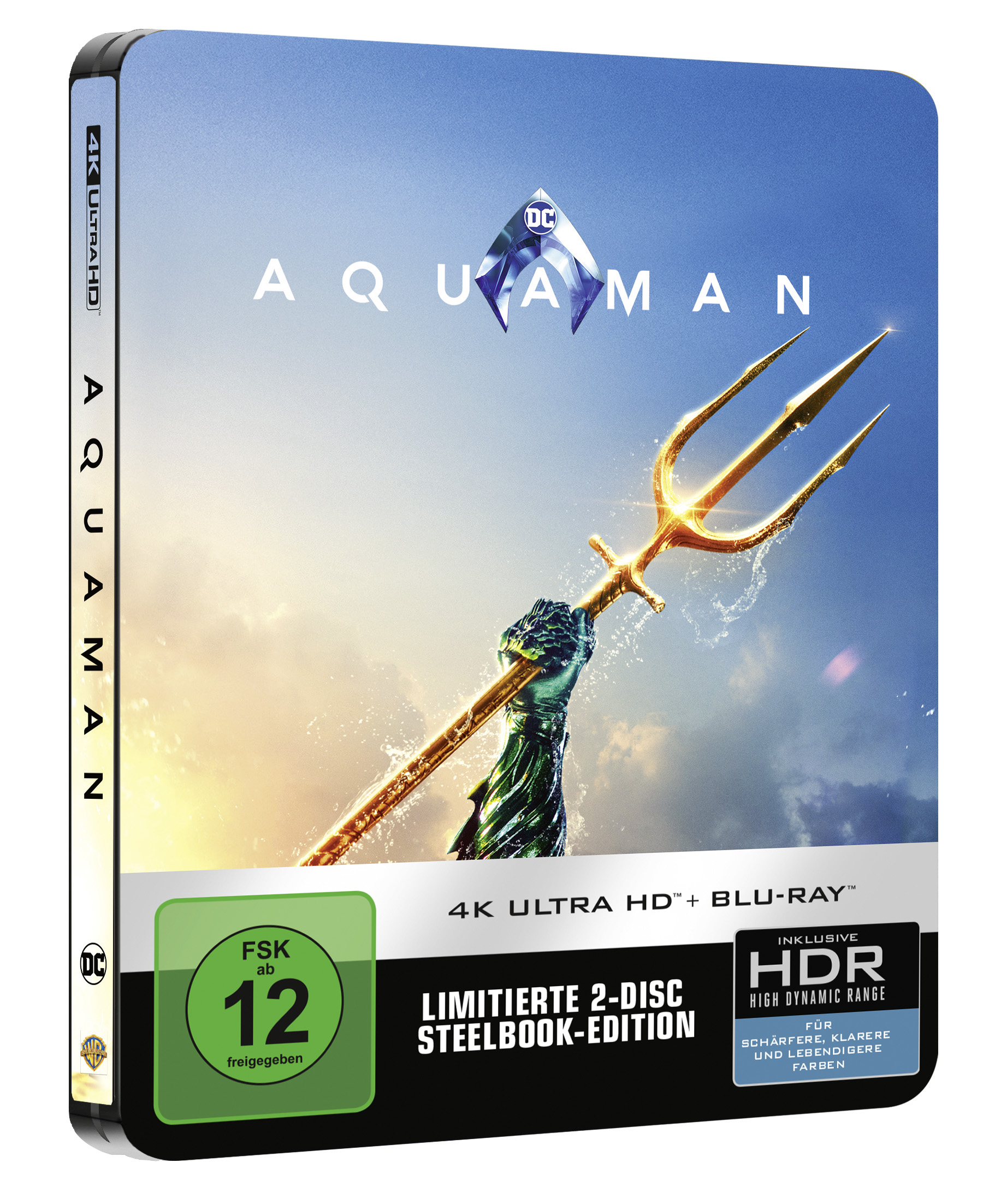 Aquaman (Exklusives Steelbook) 4K Ultra HD Blu-ray + Blu-ray