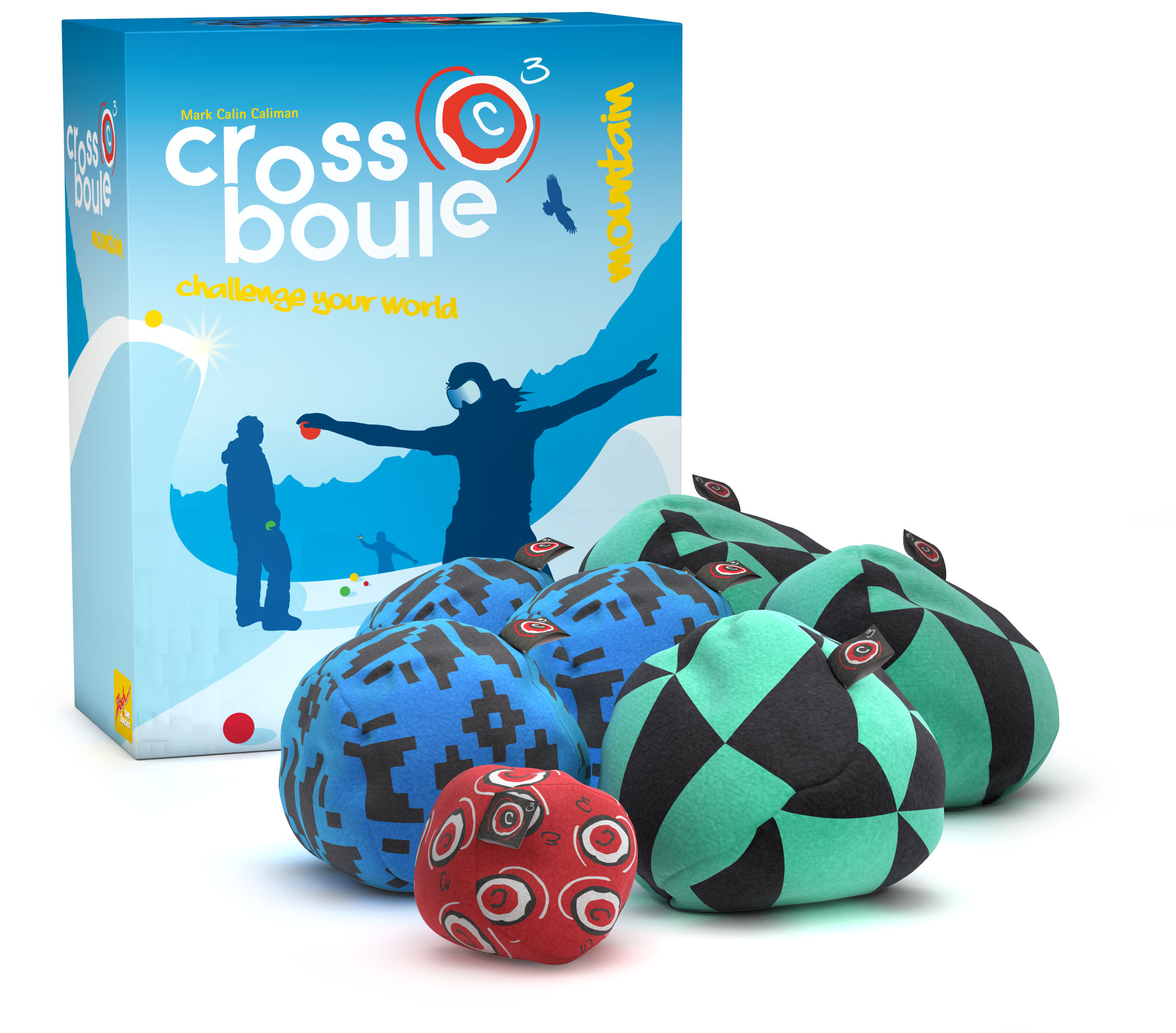 ZOCH Cross-Boule "Mountain" Gesellschaftsspiel Mehrfarbig