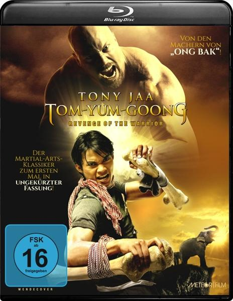 Filmposter mit einem Mann, der Knochen hält, und einer Figur eines schreienden Mannes im Hintergrund.