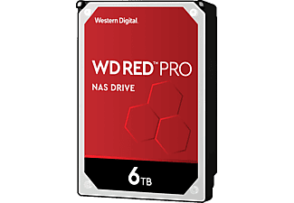 WESTERN DIGITAL Red Pro Nas Drive - Festplatte (HDD, 6 TB, Rot)