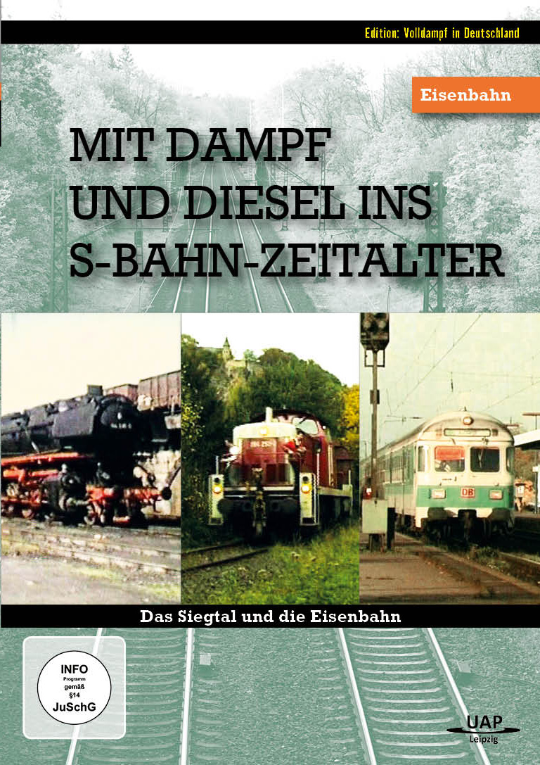 Mit Dampf und Diesel Siegtal DVD Eisenbahn S-Bahn-Zeitalter - und Das ins die