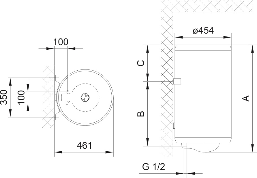 GORENJE TGR80ND Warmwasserspeicher
