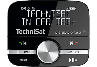 TECHNISAT DIGITRADIO Car 2 - Adattatore DAB + con Bluetooth (Nero/Argento)