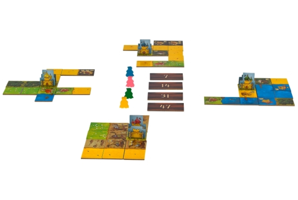 PEGASUS SPIELE Pegasus Spiele Kingdomino Spiel des Jahres 2017 Brettspiel Mehrfarbig