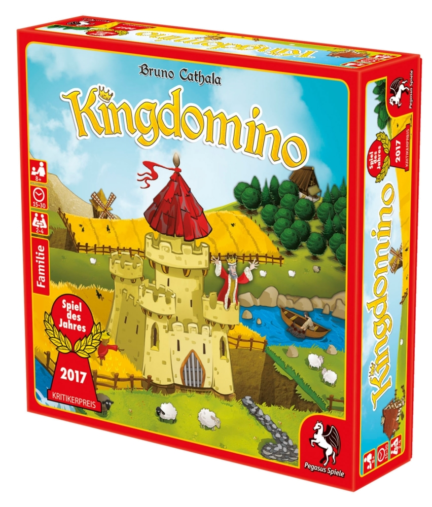 PEGASUS SPIELE Pegasus Spiele Kingdomino Spiel des Jahres 2017 Brettspiel Mehrfarbig