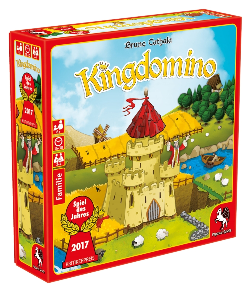 PEGASUS SPIELE Pegasus Spiele Kingdomino Spiel des Jahres 2017 Brettspiel Mehrfarbig
