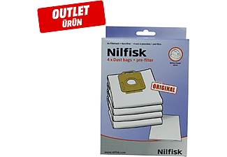 NILFISK Power Serisi 4'lü Toz Torbası + Ön Filtre Outlet 1076360