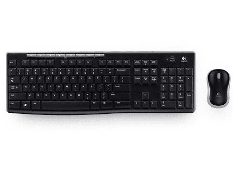 REACONDICIONADO Seminuevo Muy bueno Pack Teclado + Ratón - Logitech MK270, Inalámbrico, Nano receptor, 2.4 GHz
