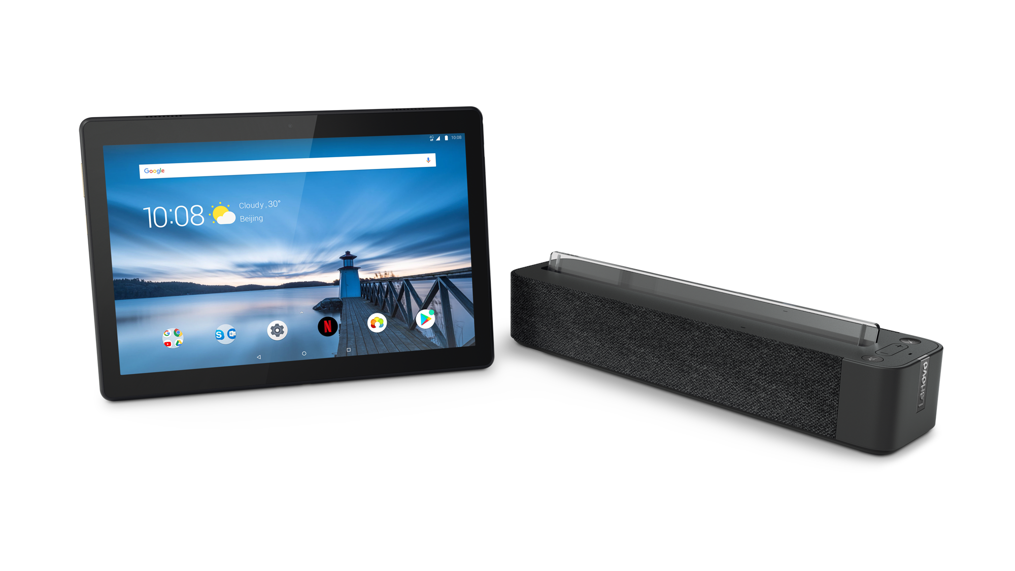 LENOVO Smart Tab M10, Tablet, 10,1 Zoll, Slate Black