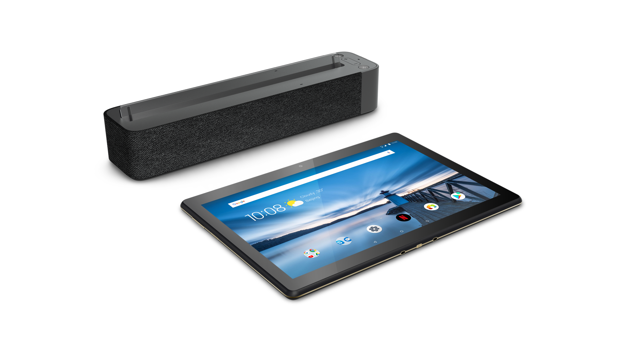 LENOVO Smart Tab M10, Tablet, 10,1 Zoll, Slate Black