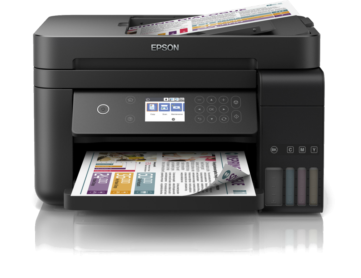 Impresora multifunción - Epson EcoTank ET-3750, Tinta inyección, WiFi, 15ppm