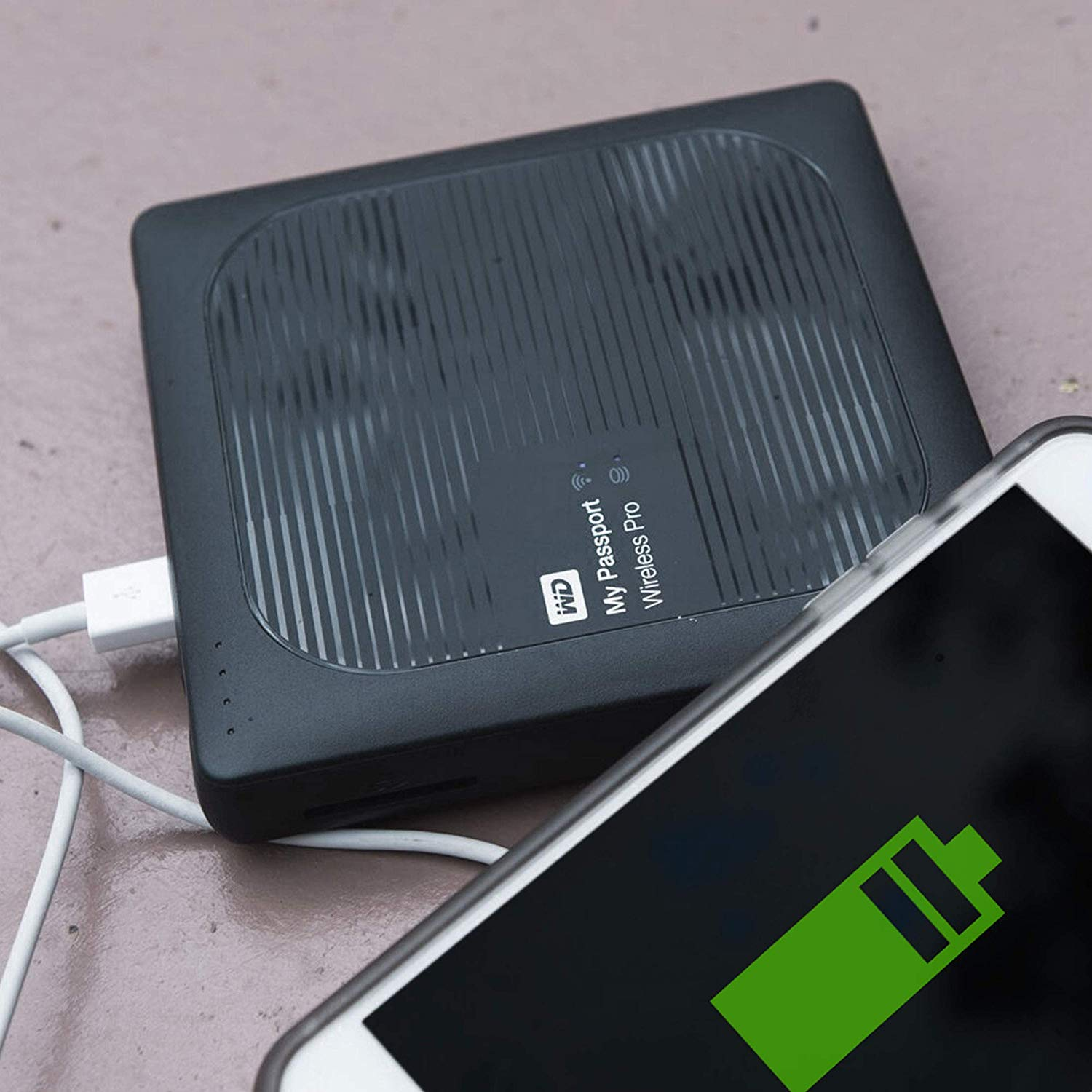 Disco duro de 4TB - Western Digital My Passport Wireless Pro, HDD, Wifi, Negro