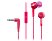 PANASONIC RP-TCM115E-P  fülhallgató mikrofonnal, pink