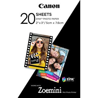 CANON Zoemini Zink fotopapier 20 vel