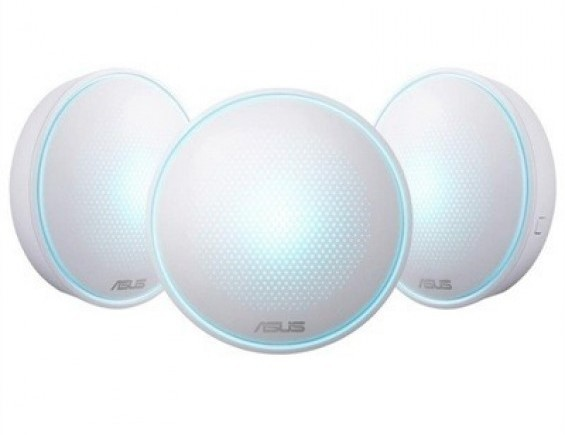Punto de acceso WLAN - ASUS Lyra Mini, Kit de 3 Sistemas Wi-Fi, Mesh Doble Banda AC1300, Gigabit