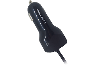 CELLECT Autós töltő Type-C típusú kábellel és adapterrel