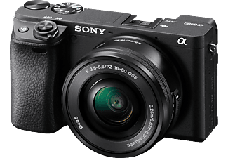 SONY Alpha 6400 Kit (ILCE-6400L) Systemkamera  mit Objektiv 16-50 mm , 7,6 cm Display Touchscreen, WLAN