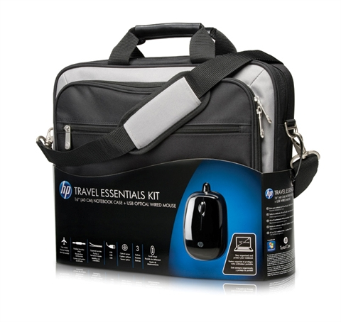 Maletín para portátil - HP XX046AA 16 TRAVEL ESSENTIAL BUNDLE