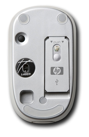 Raton Inalámbrico - HP, KM 407 AA-LASER-Blanco