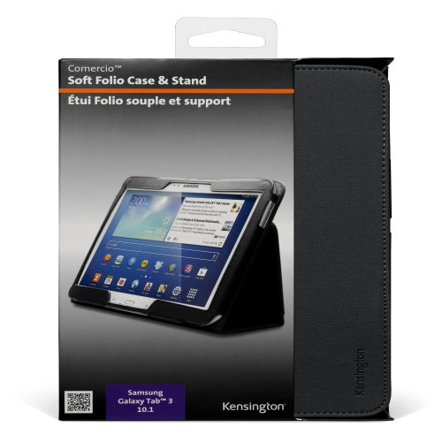 Funda tipo libro flexible con soporte Comercio™ para Galaxy Tab® 3 10.1 - Azul