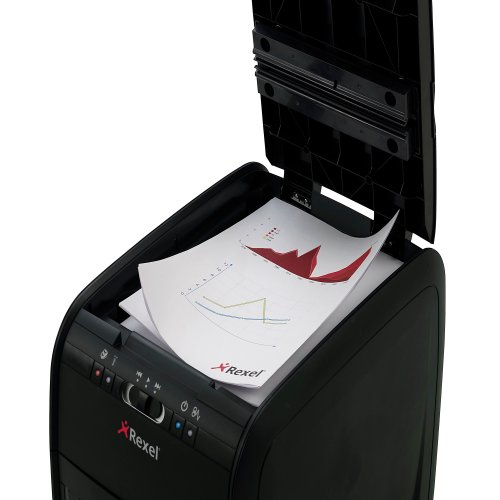 Triturador de papel - Rexel (Lt), PAPER SHREDDER AUTO+80X