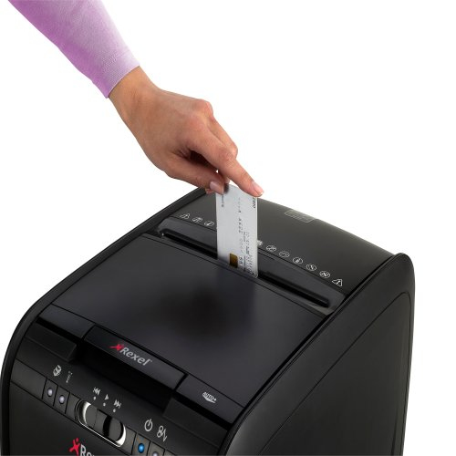 Triturador de papel - Rexel (Lt), PAPER SHREDDER AUTO+80X