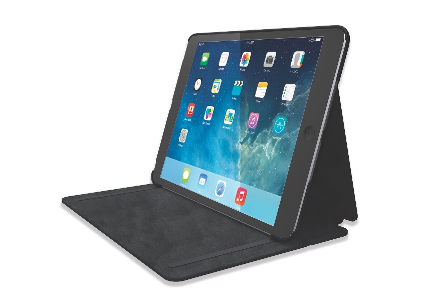 Funda para Tablet - Kensington, Funda tipo libro rígida con soporte ajustable para iPad