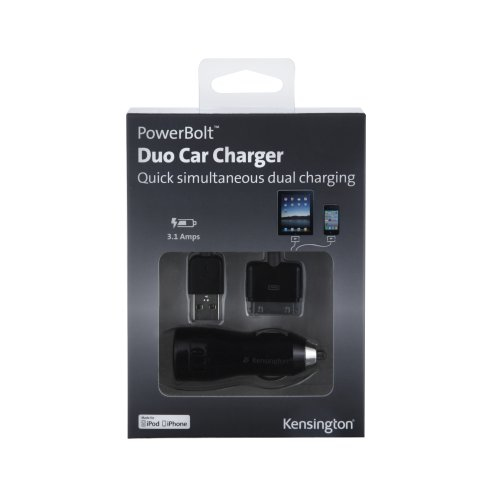 Cargador  - Kensington, K 33497 EU POWERBOLT-DUO-CAR-CHARGER