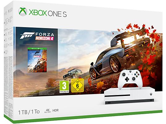 Xbox One S 1TB - Forza Horizon 4 Bundle - Spielkonsole - Weiss