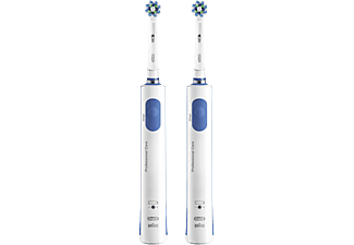 ORAL-B PRO 690 CrossAction - Brosse à dents électrique (Blanc/bleu médian)