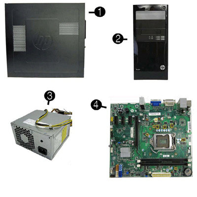 PC Sobremesa - HP, 7300 ELITE, Intel®, Intel® Core® i5-2400 4G 1TB W7 PRO