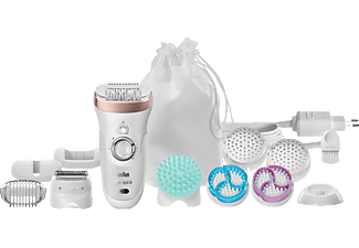 BRAUN Braun Silk-épil 9 SkinSpa 9-961V Wet&Dry - Epilatori Beauty Set - Bianco / Bronzo - Epilatore (Bianco/Bronze)