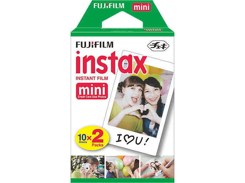 FUJIFILM Instax Mini 2x10 Blätter Instant Film Für alle Mini-Kameras
