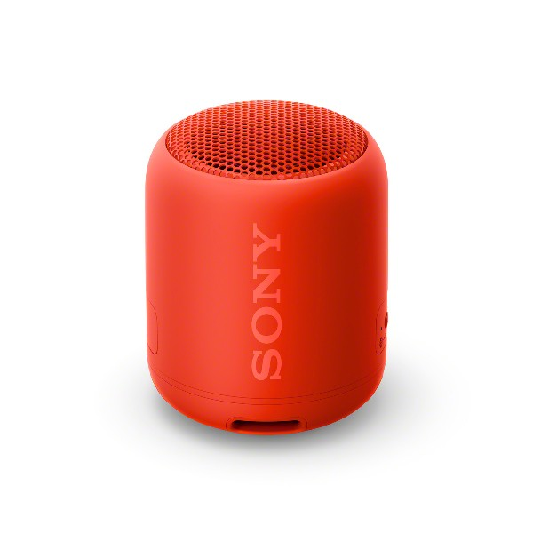 SONY Wasserfest SRS-XB12 Lautsprecher, Bluetooth Rot,