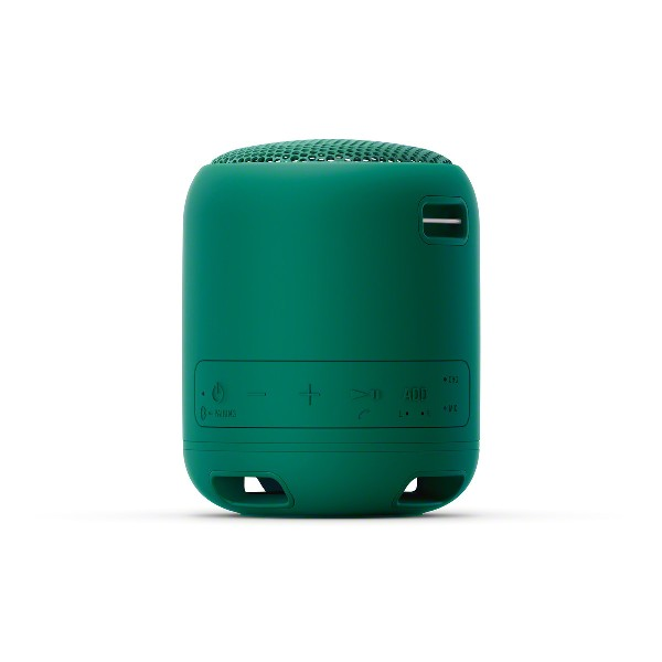 Altavoz inalámbrico - Sony SRS-XB12G, EXTRA BASS, Bluetooth, Autonomía 16 horas, IP67, Verde