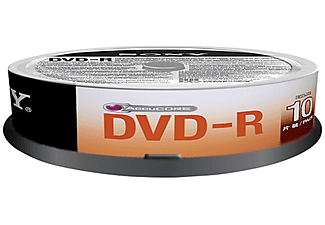 Disco DVD+R - Sony, DVD-R 16X SPINDLE 10 PCS INKJET