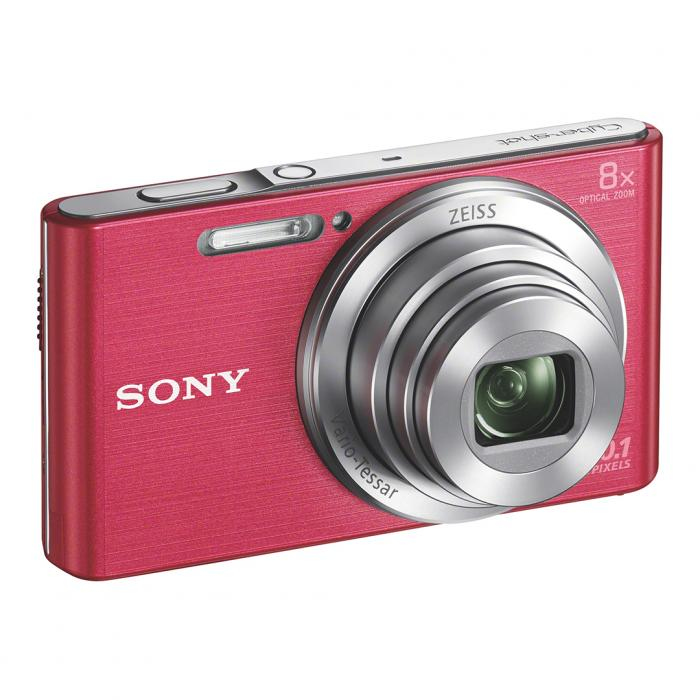 SONY Cyber-shot DSC-W830 Zeiss Digitalkamera opt. Zoom, , Xtra Fine TFT-LCD, Pink, 8x