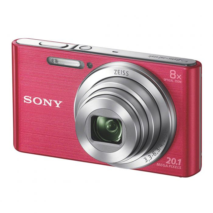SONY Cyber-shot DSC-W830 Zeiss Digitalkamera opt. Zoom, , Xtra Fine TFT-LCD, Pink, 8x