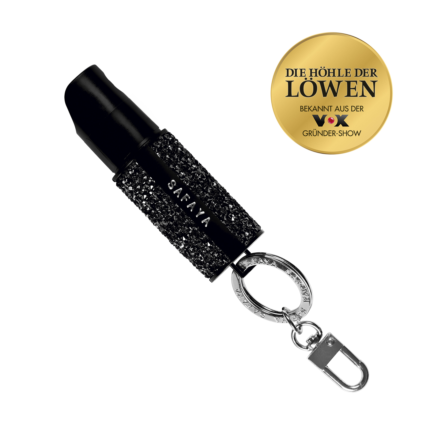 SAFAYA 7039 Anhänger Steine Schwarz Tierabwehrspray, Steine schwarz