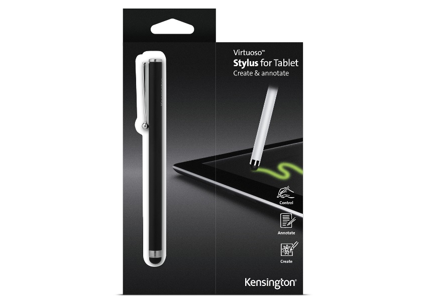Lápiz Tablet - Kensington, VIRTUOSO STYLUS - Negro