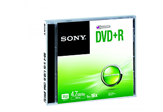 Disco DVD+R - Sony, DVD+R 16X JEWEL CASE SUPL