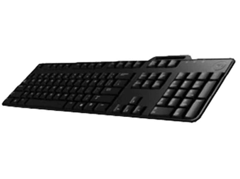 DELL KB813, Con cable, teclado numérico, Lector SmartCards, Negro