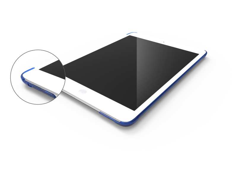 Funda para Ipad - Kensington, CORNERCASE - FUND.TRAS.IPADAIR Azul
