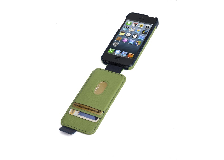 Maletín para portátil - Kensington IPHONE5FLIPWALLETGREEN AzulNAPPA