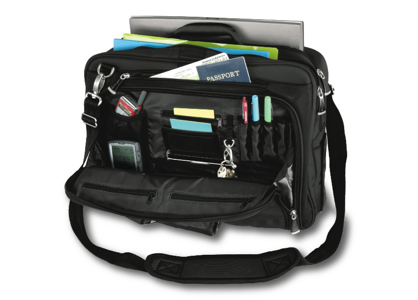 Maletín para portátil - Kensington CONTOURPRO CARRY CASE/NYLON BLK F 17 NB