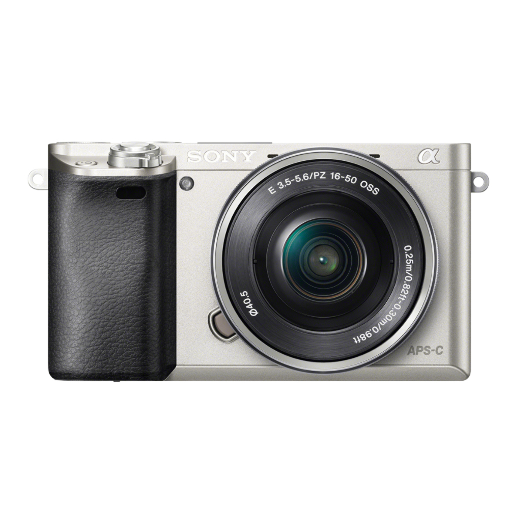 SONY A6000 24,3 MP 3 inç 16-50 mm Aynasız Sistem Fotoğraf Makinesi Gümüş